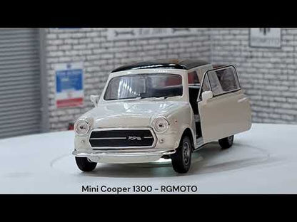 Mini Cooper 1300 - White 1:34 Scale Car Model