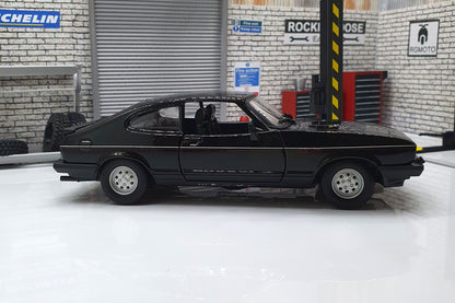 Ford Capri 2.8 Injection Black 1:24 Scale Car Model Bburango