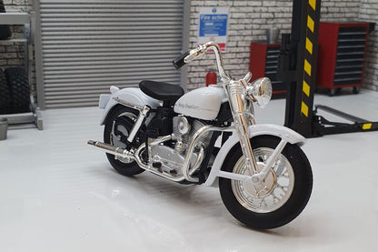 Harley Davidson K Model 1952 White 1:18 Scale Model