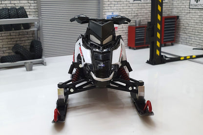 Polaris 800 Switchback PRO-X White/Black 1:16 Scale Snowmobile