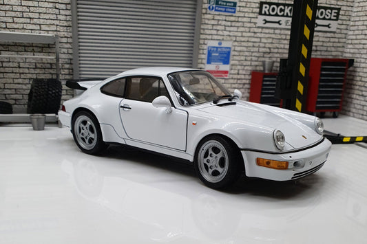 Porsche 911 (964) Turbo - White  1:24 Scale