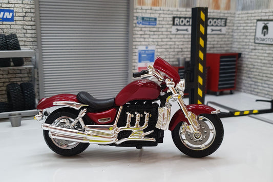 Triumph Rocket III 2009 - Red 1:18 Scale Model Bike