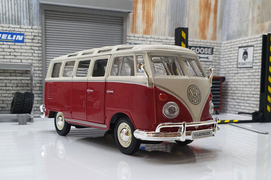 VW Volkswagen Camper Van Samba  1:25 Scale