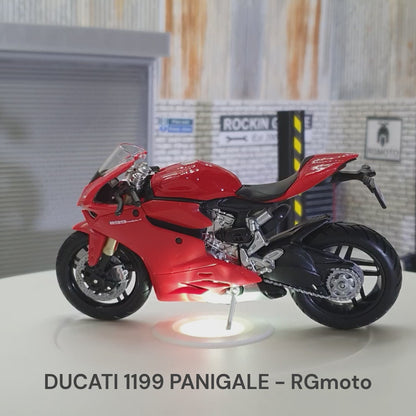 Ducati 1199 Pangale Red 1:18 Scale